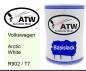 Preview: Volkswagen, Arctic White, R902 / T7: 500ml Lackdose, von ATW Autoteile West.